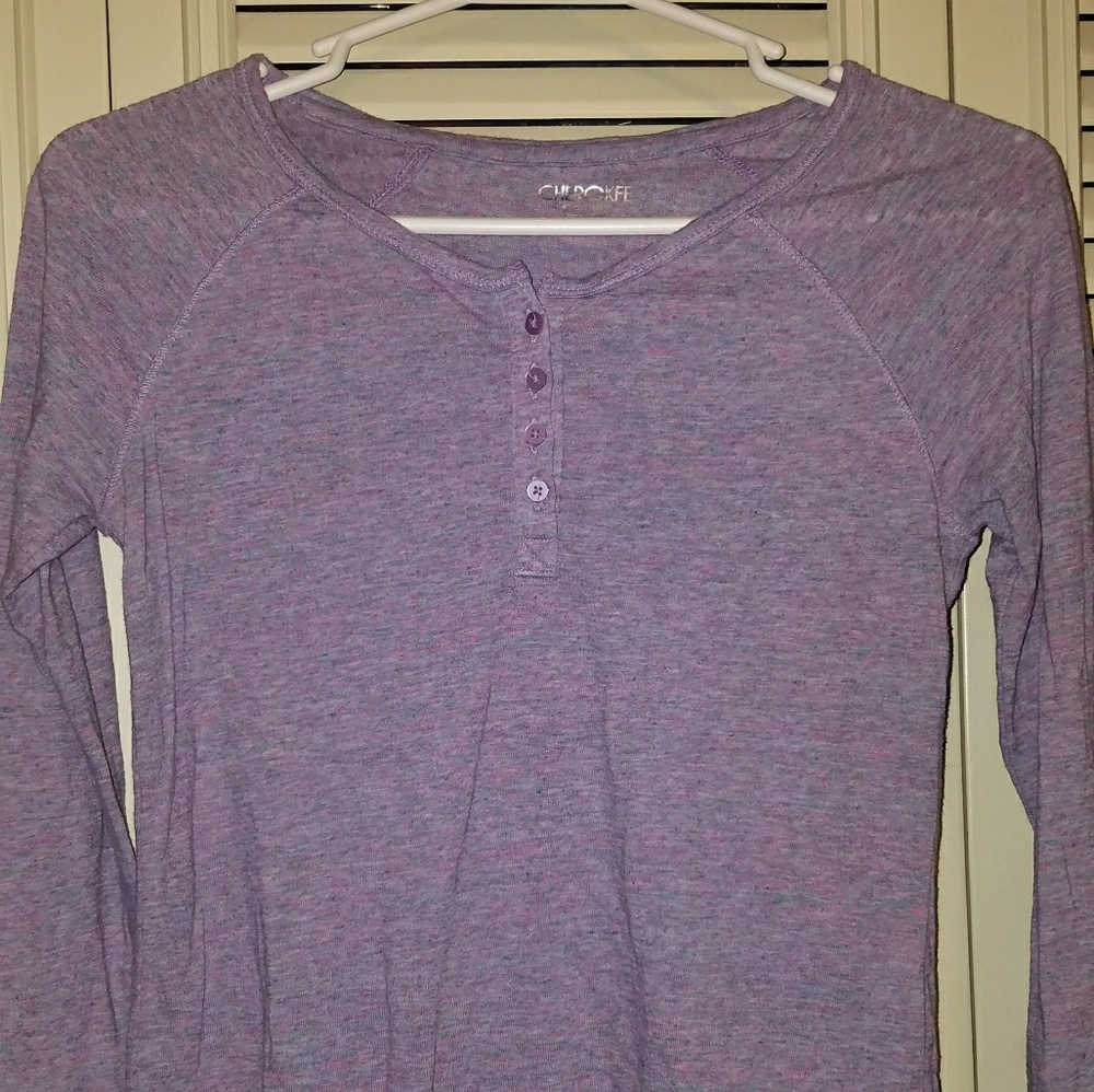 purple long sleeve